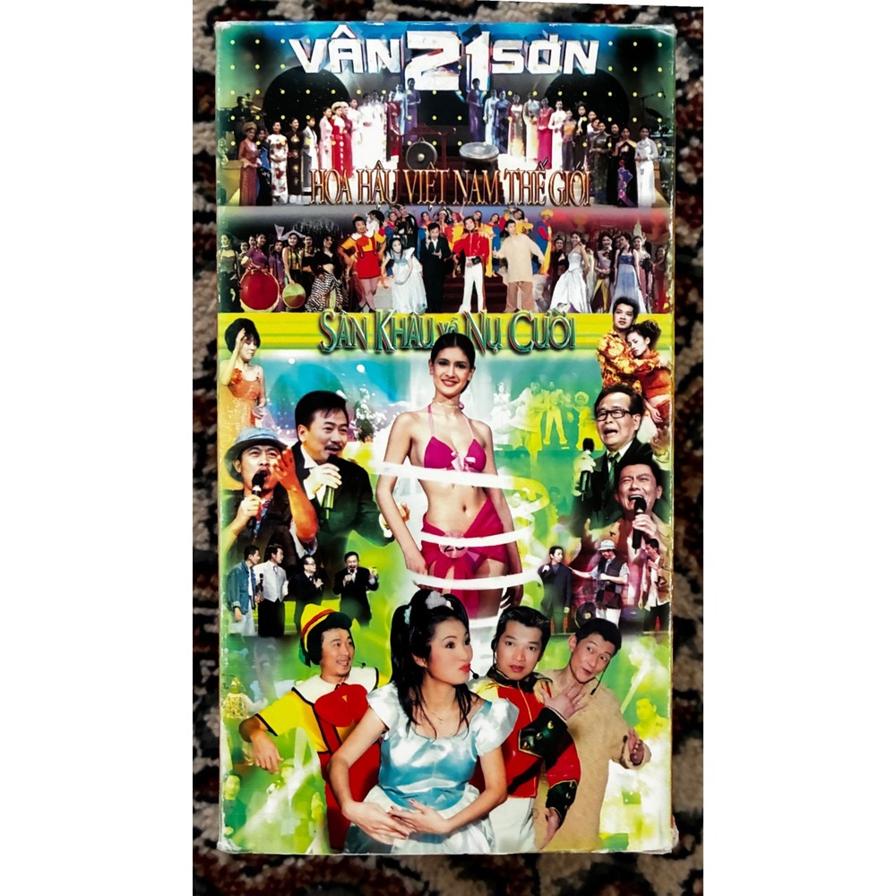 Van Son 21 Hoa Hau Viet Nam The Gioi 3 Tape VHS Box Set Vietnamese Variety Show